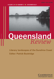 Queensland Review Volume 24 - Issue 2 -