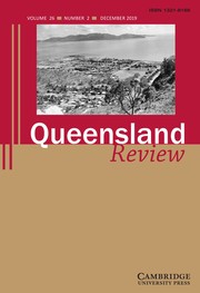 Queensland Review Volume 26 - Special Issue2 -  Thea Astley special issue