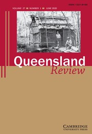Queensland Review Volume 27 - Issue 1 -