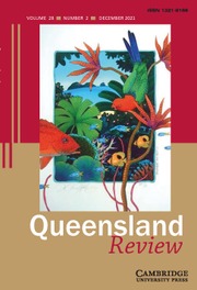 Queensland Review Volume 28 - Special Issue2 -  Between pride and despair: Stories of Queensland’s Great Barrier Reef and Wet Tropics rainforests