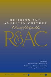 Religion and American Culture Volume 30 - Issue 2 -
