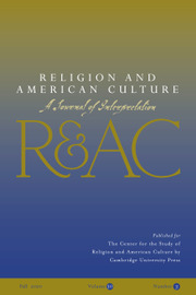 Religion and American Culture Volume 30 - Issue 3 -
