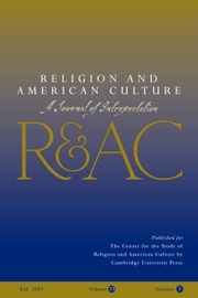 Religion and American Culture Volume 33 - Issue 3 -