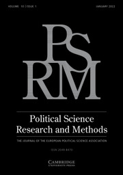 Political Science Research and Methods Volume 10 - Issue 1 -