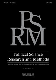 Political Science Research and Methods Volume 10 - Issue 2 -