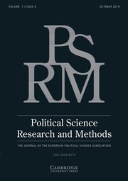 Political Science Research and Methods Volume 7 - Issue 4 -