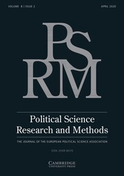 Political Science Research and Methods Volume 8 - Issue 2 -