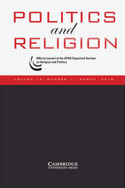 Politics and Religion Volume 12 - Issue 1 -