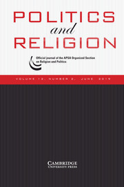 Politics and Religion Volume 12 - Issue 2 -
