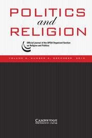 Politics and Religion Volume 6 - Issue 4 -