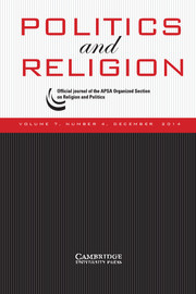 Politics and Religion Volume 7 - Issue 4 -
