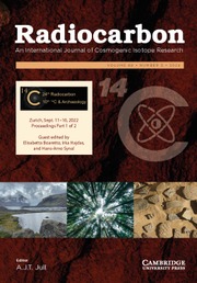 Radiocarbon Volume 66 - Issue 5 -  24th Radiocarbon and 10th 14C & Archaeology, Zurich, Sept. 11–16, 2022 Proceedings Part 1 of 2