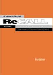 ReCALL Volume 18 - Issue 1 -