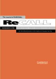 ReCALL Volume 18 - Issue 2 -