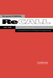 ReCALL Volume 20 - Issue 2 -