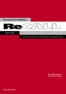 ReCALL Volume 26 - Issue 2 -  Researching uses of corpora for language teaching and learning