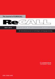 ReCALL Volume 31 - Issue 2 -