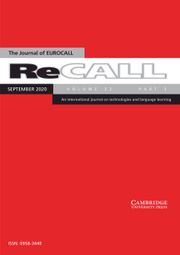 ReCALL Volume 32 - Issue 3 -