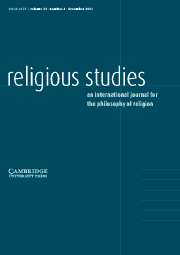 Religious Studies Volume 39 - Issue 4 -