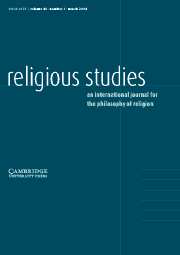 Religious Studies Volume 40 - Issue 1 -