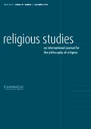 Religious Studies Volume 40 - Issue 3 -