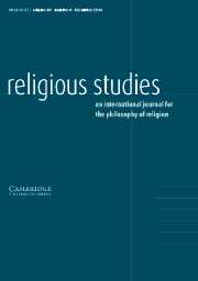 Religious Studies Volume 40 - Issue 4 -