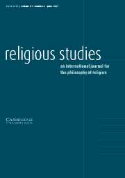 Religious Studies Volume 41 - Issue 2 -