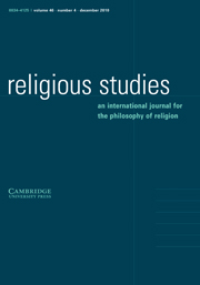 Religious Studies Volume 46 - Issue 4 -