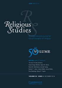 Religious Studies Volume 50 - Issue 4 -