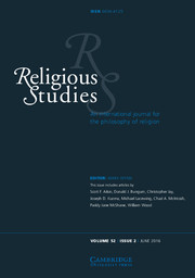 Religious Studies Volume 52 - Issue 2 -