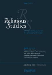 Religious Studies Volume 52 - Issue 4 -