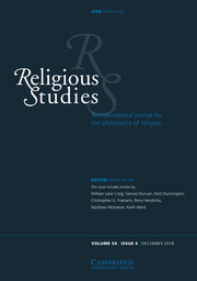 Religious Studies Volume 54 - Issue 4 -