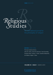 Religious Studies Volume 55 - Issue 1 -