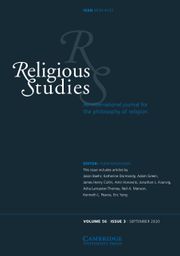 Religious Studies Volume 56 - Issue 3 -