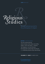 Religious Studies Volume 57 - Issue 1 -