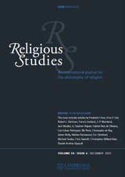 Religious Studies Volume 59 - Special Issue3 -  Normative Appraisals of Faith in God