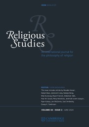 Religious Studies Volume 60 - Issue 2 -