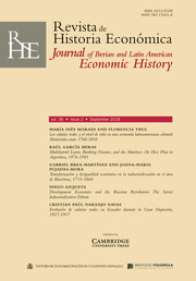 Revista de Historia Economica - Journal of Iberian and Latin American Economic History Volume 36 - Issue 2 -