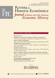 Revista de Historia Economica - Journal of Iberian and Latin American Economic History Volume 42 - Issue 1 -