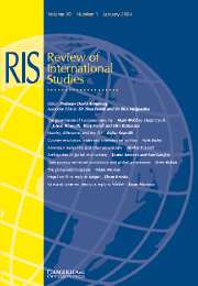 Review of International Studies Volume 30 - Issue 1 -