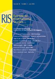 Review of International Studies Volume 30 - Issue 3 -