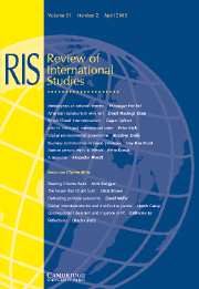 Review of International Studies Volume 31 - Issue 2 -