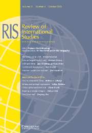 Review of International Studies Volume 31 - Issue 4 -