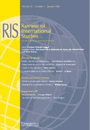 Review of International Studies Volume 32 - Issue 1 -