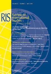 Review of International Studies Volume 32 - Issue 2 -