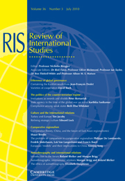 Review of International Studies Volume 36 - Issue 3 -