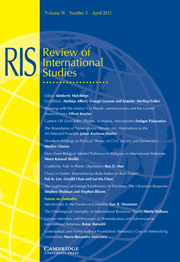 Review of International Studies Volume 38 - Issue 2 -