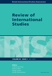 Review of International Studies Volume 40 - Issue 3 -