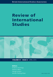 Review of International Studies Volume 41 - Issue 2 -