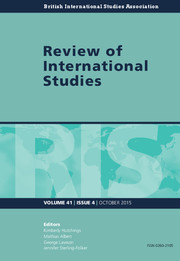 Review of International Studies Volume 41 - Issue 4 -